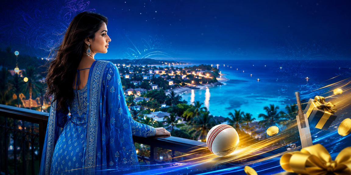সেন্ট মার্টিনে ক্রিকেট বেটিং উপভোগরত একজন বাংলাদেশি নারী